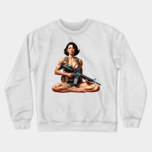 Tactical Girl Crewneck Sweatshirt